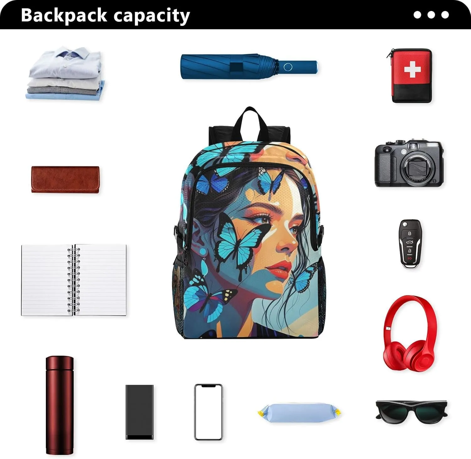 Lightweight Foldable Backpack, Waterproof for Hiking and Camping, Lightweight Backpack