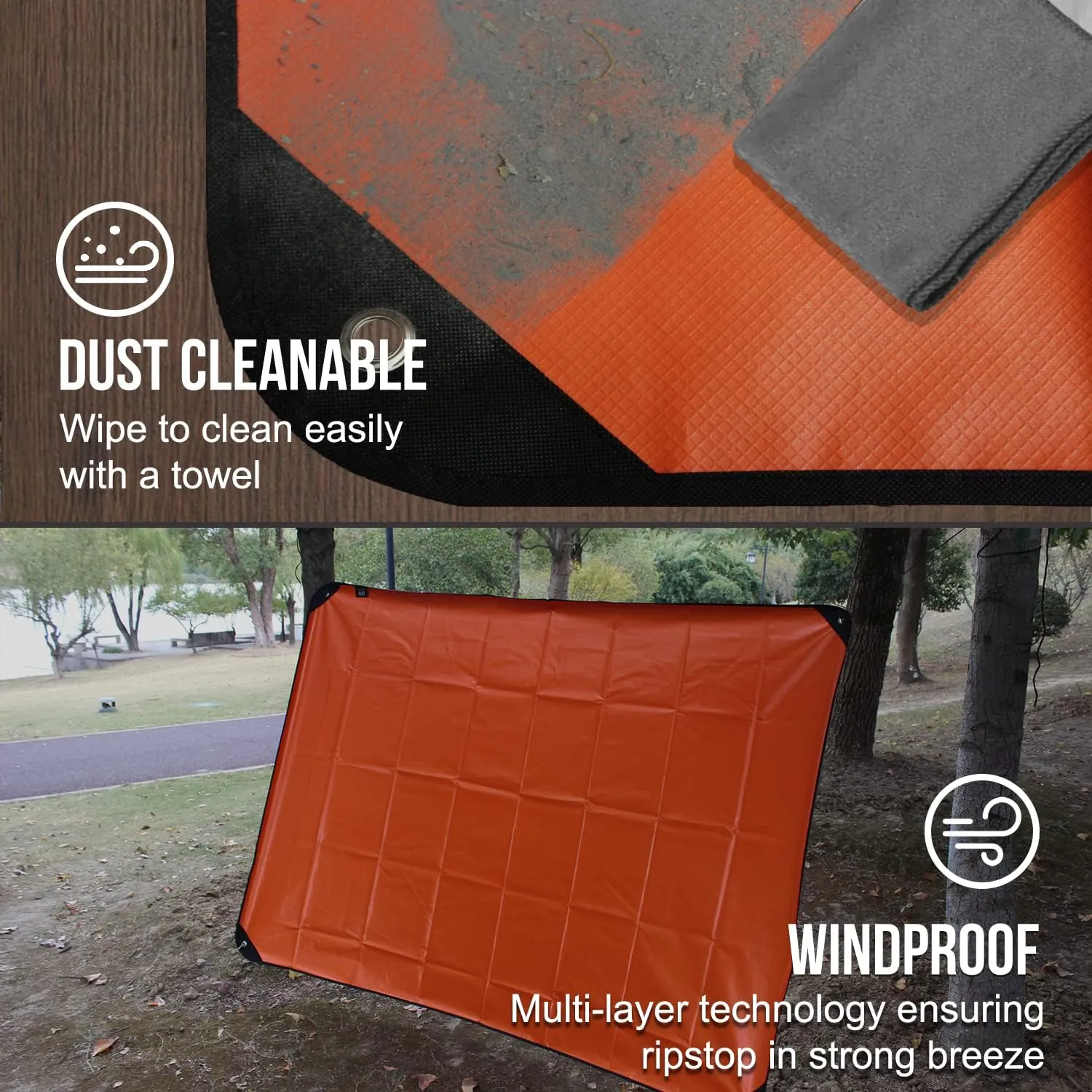 LYN Heavy Duty Emergency Blanket Survival Gear Waterproof Insulated Blanket Emergency Tarp for Camping, Hiking, Bushcraft