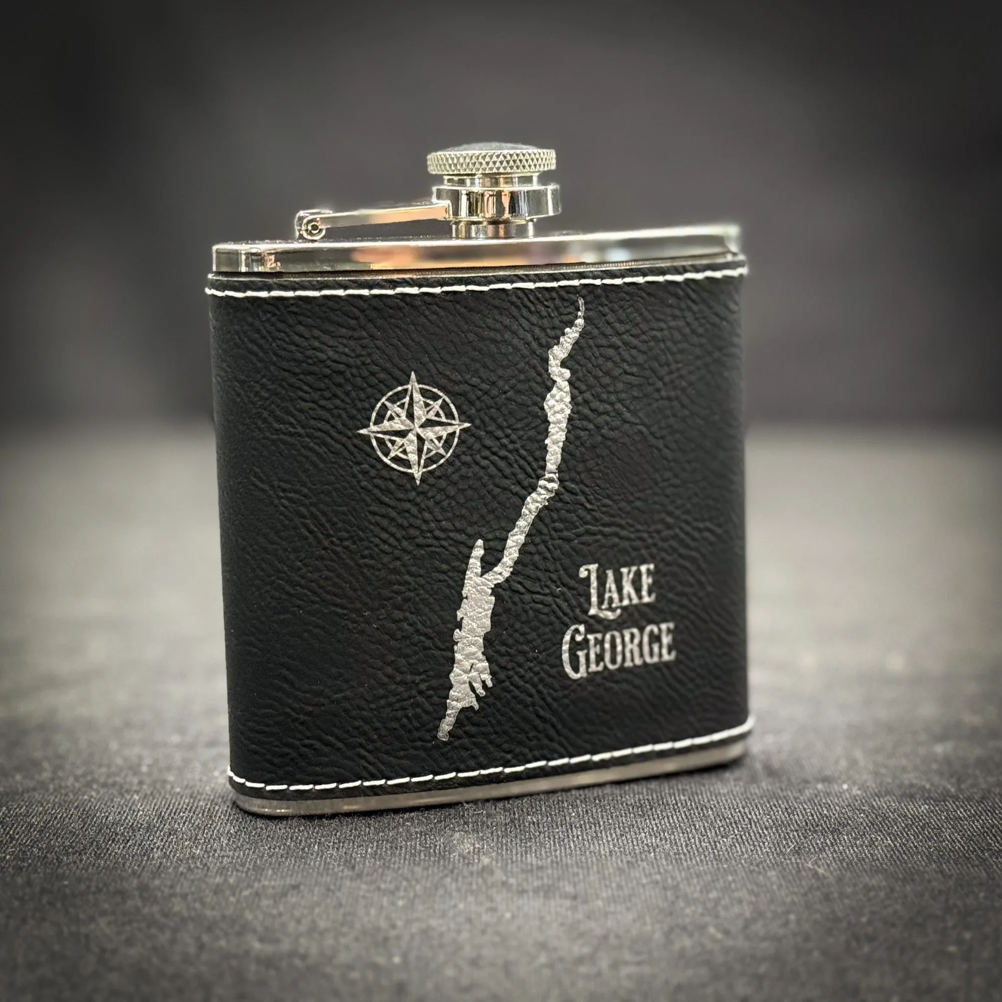 Make My Lake Custom 6 oz Flask