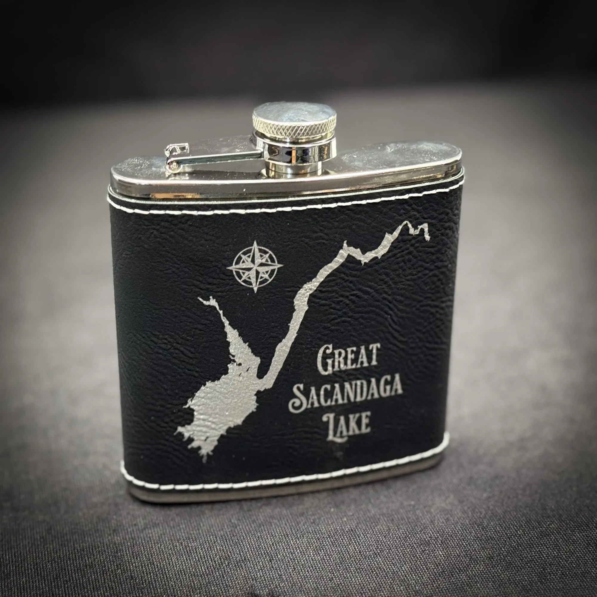 Make My Lake Custom 6 oz Flask