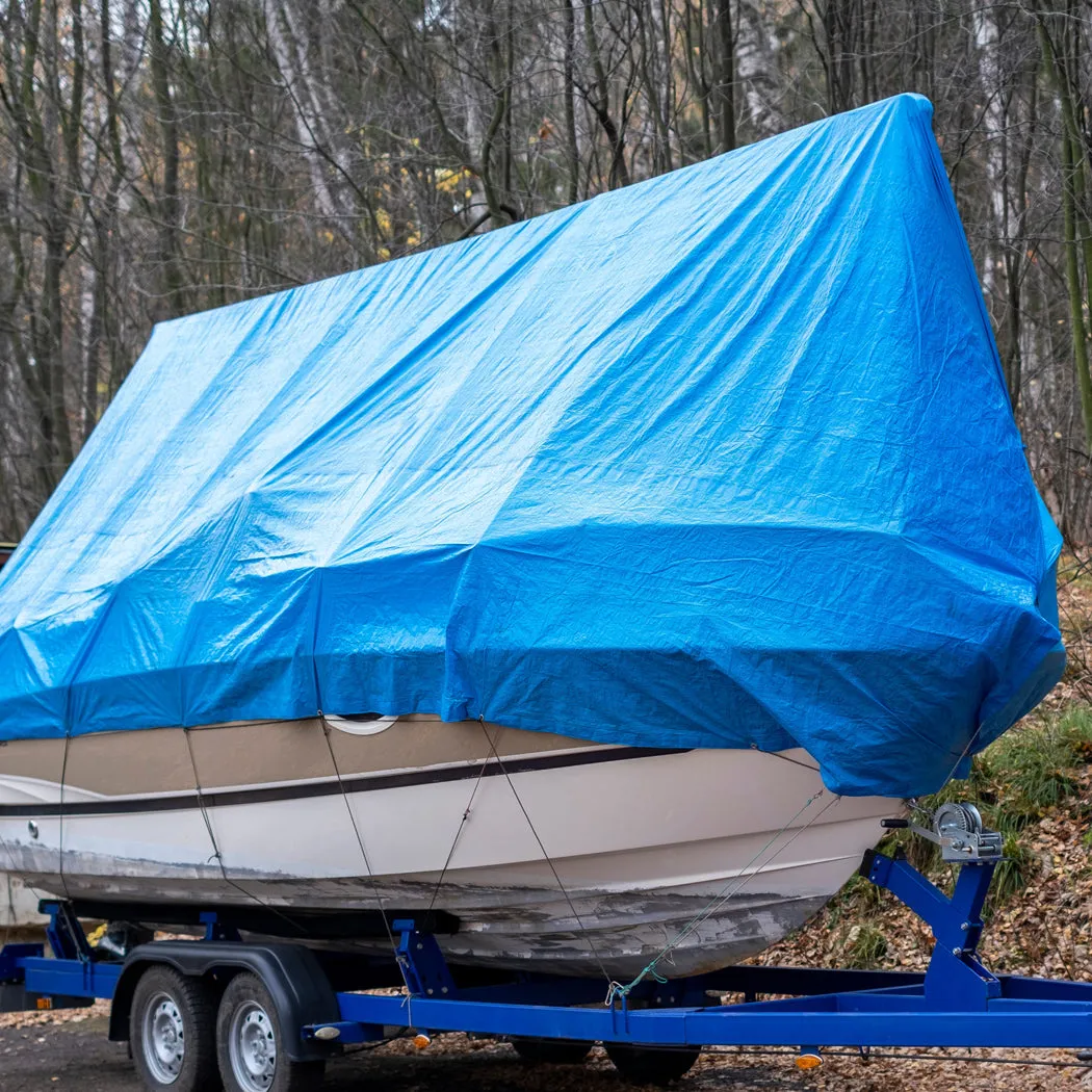Manan Heavy Duty Tarp Tarpaulin 200GSM 4.9mx6.1m