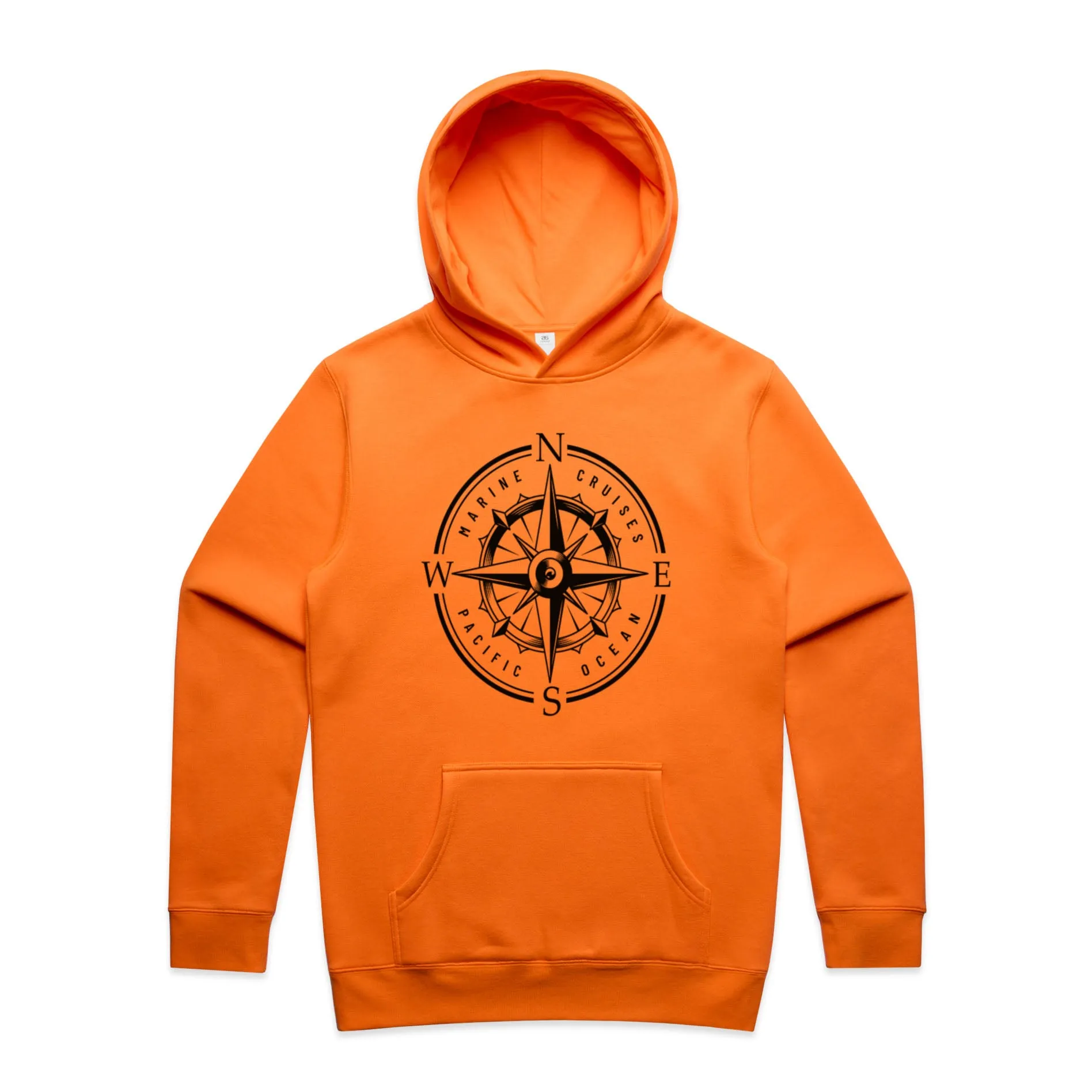 Marine Voyage Compass – Men's Hooded Sweatshirt