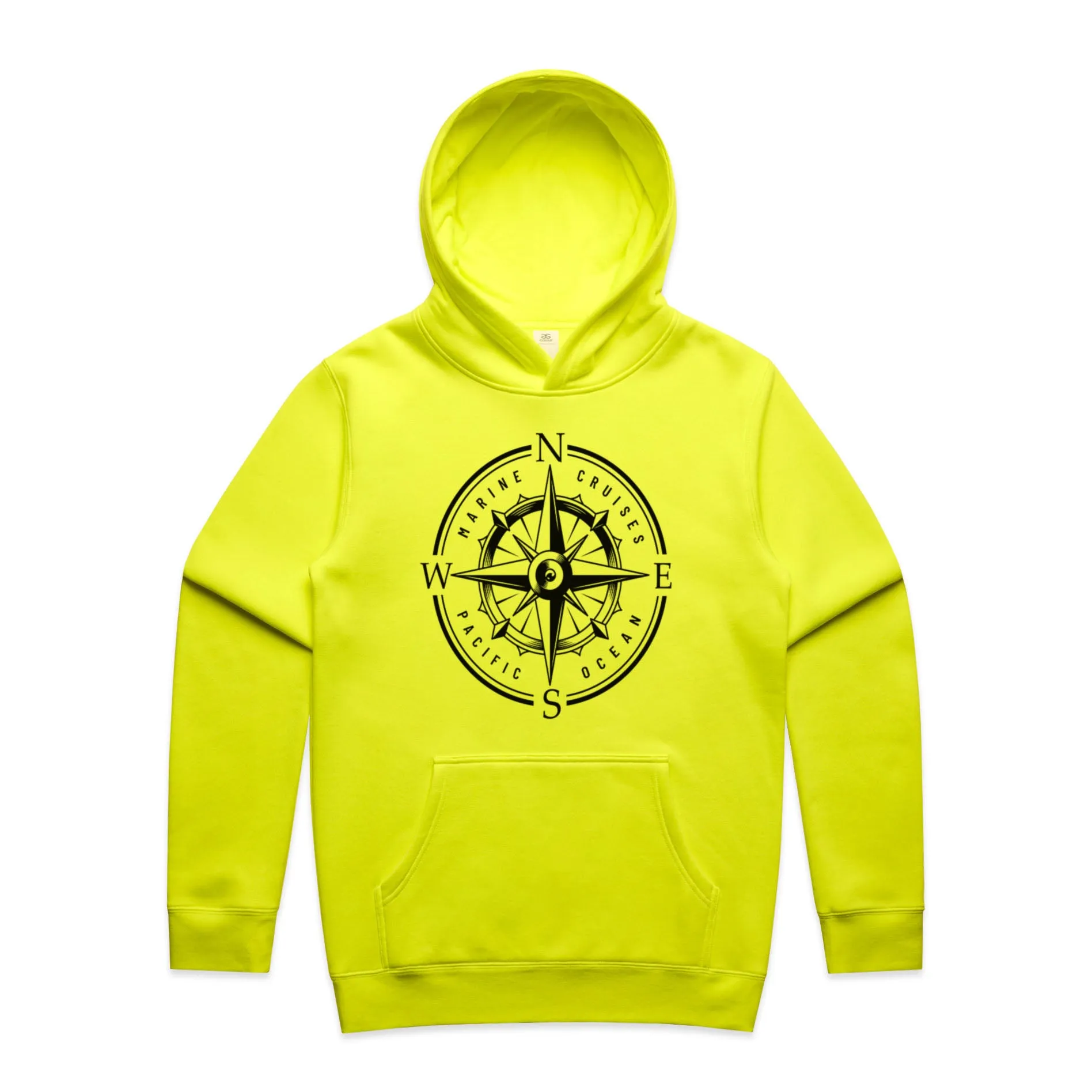 Marine Voyage Compass – Men's Hooded Sweatshirt