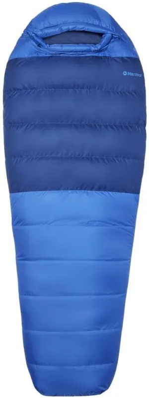 Marmot Lost Coast 15, Down adult mummy sleeping bag, 600  Duck Down Filling, light and warm, packable, suitable down to -31°