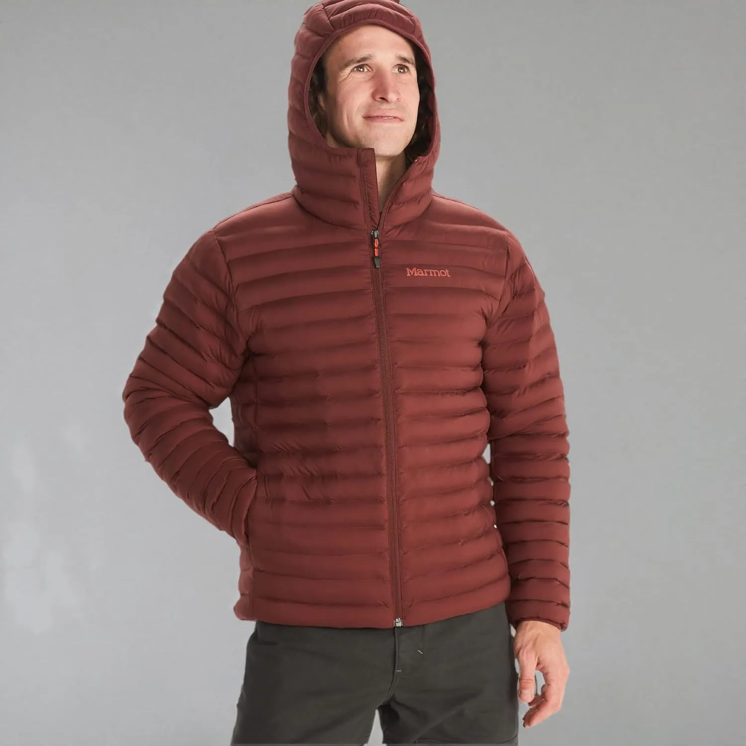 MARMOT Men's Echo Featherless Hoody - Lightweight Down-Alternative Puffer Jacket with Hood