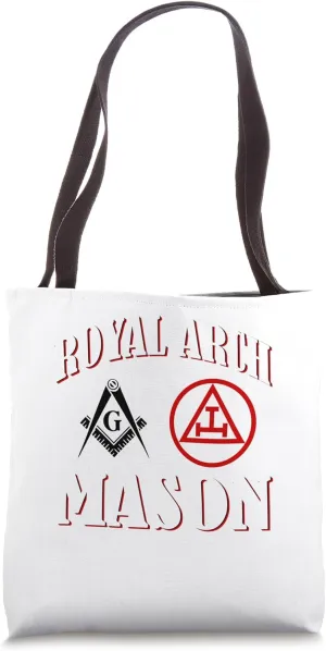 Mason Royal Arch Split Masonic York Rite Triple Tau Smooth Tote Bag
