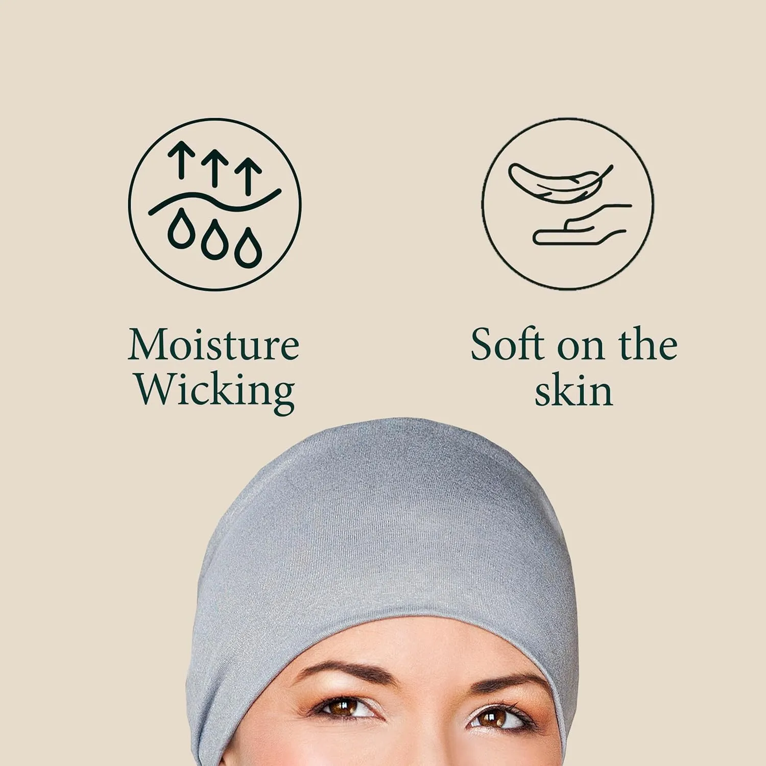MASUMI Chemo Organic Headwear - Sleep Cap | Cancer Headwear for Men & Women | Unisex Sleeping Hat | 95% Cotton Beanie