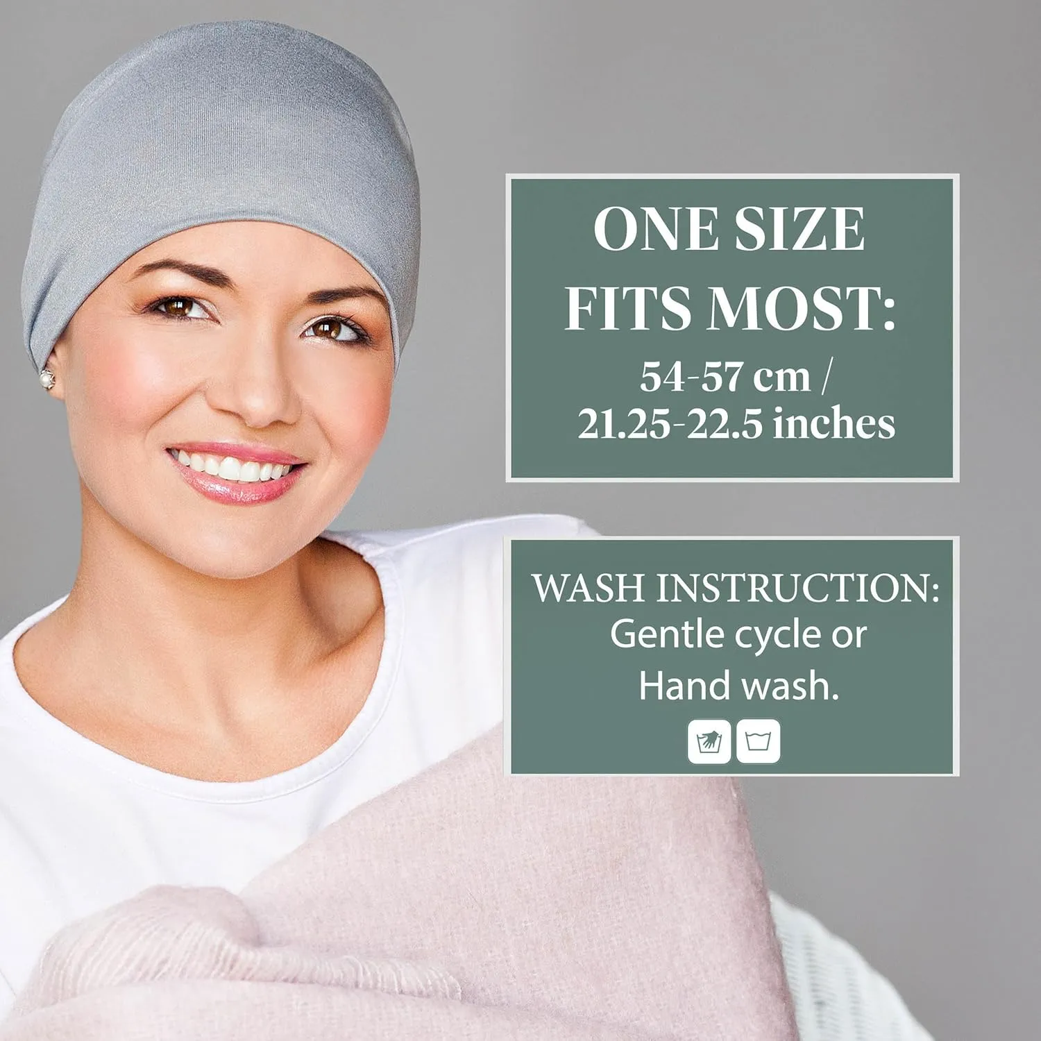 MASUMI Chemo Organic Headwear - Sleep Cap | Cancer Headwear for Men & Women | Unisex Sleeping Hat | 95% Cotton Beanie