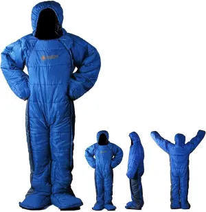 McbeAn Lightweight Humanoid Sleeping Bag, Travel Sleeping Bag, Zipper Design, Suitable Temperature: -5 to  5, Easy to Wear, Warm and Practical, for Camping, Hiking, Traveling, Outdoor Leisure