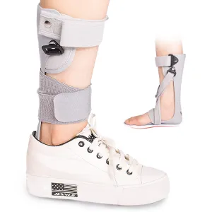 Medical Afo Foot Drop Brace Splint Ankle Foot Orthosis AFO Walking with Shoes or Sleeping for Men Women Stroke Hemiplegia Foot Drop Postural Correction Brace （Medium-Left）