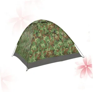 Milisten 1Pc Lightweight Camouflage Tent for Hiking and Camping Instant Setup Portable Outdoor Tent for Traveling Random for Adventure Trips
