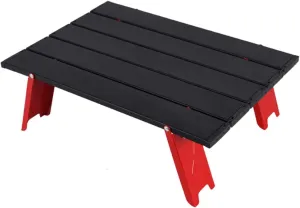 Milisten Camp Side Table Foldable Table Aluminum Alloy Red