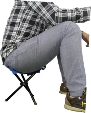 Milisten Triangle Portable Folding Stool Lightweight Fishing Chair for Beach Camping Picnics Heavy-Duty Design Easy Setup Versatile Use Color