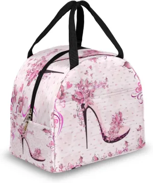 Modern Romance Theme Lunch Tote Bag Reusable Insulated Bags Waterproof Adult Portable Meal Cooler Pack for Women Men Picnic Office Work Travel