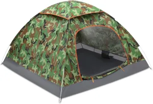 MoNiBloom 2 Person Dome Tent with Skylight, Ultralight Carry Family Tent Easy Set Up and Backpacking Tent with Lightweight Aluminum Alloy Frame for Adults Camping Hiking Outdoor Festivals, Blue