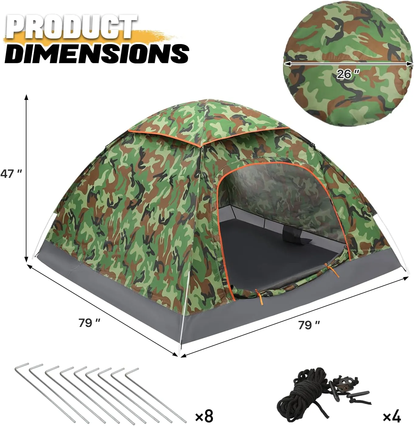 MoNiBloom 2 Person Dome Tent with Skylight, Ultralight Carry Family Tent Easy Set Up and Backpacking Tent with Lightweight Aluminum Alloy Frame for Adults Camping Hiking Outdoor Festivals, Blue