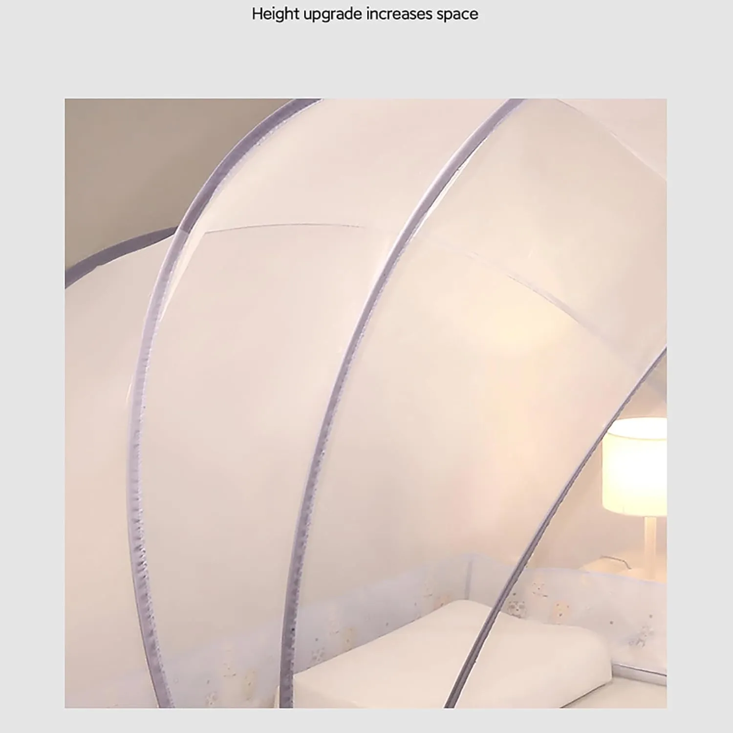 Mosquito Net Bed Canopy for Adults Folded Mosquito Net Tent for Bed Bed Folding Canopy Net Tent Mosquito Screen,B,Twin