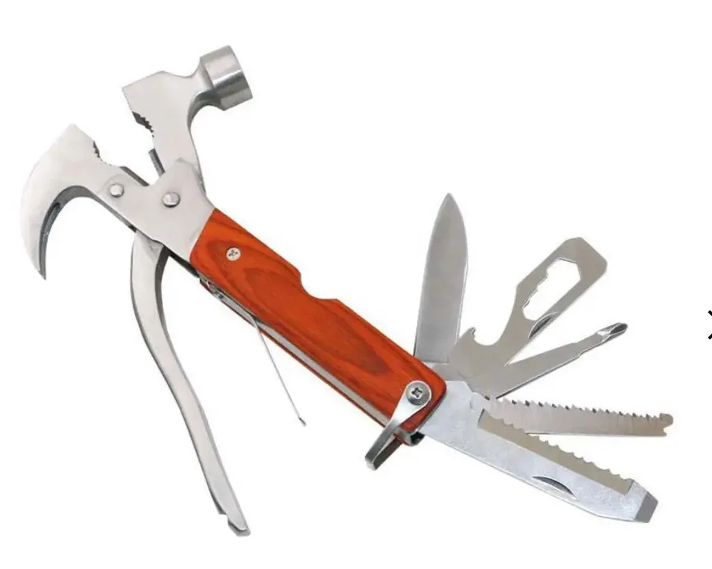 Multifunction Foldable Pliers Knife Screwdriver Emergency Pocket Tool Hammer