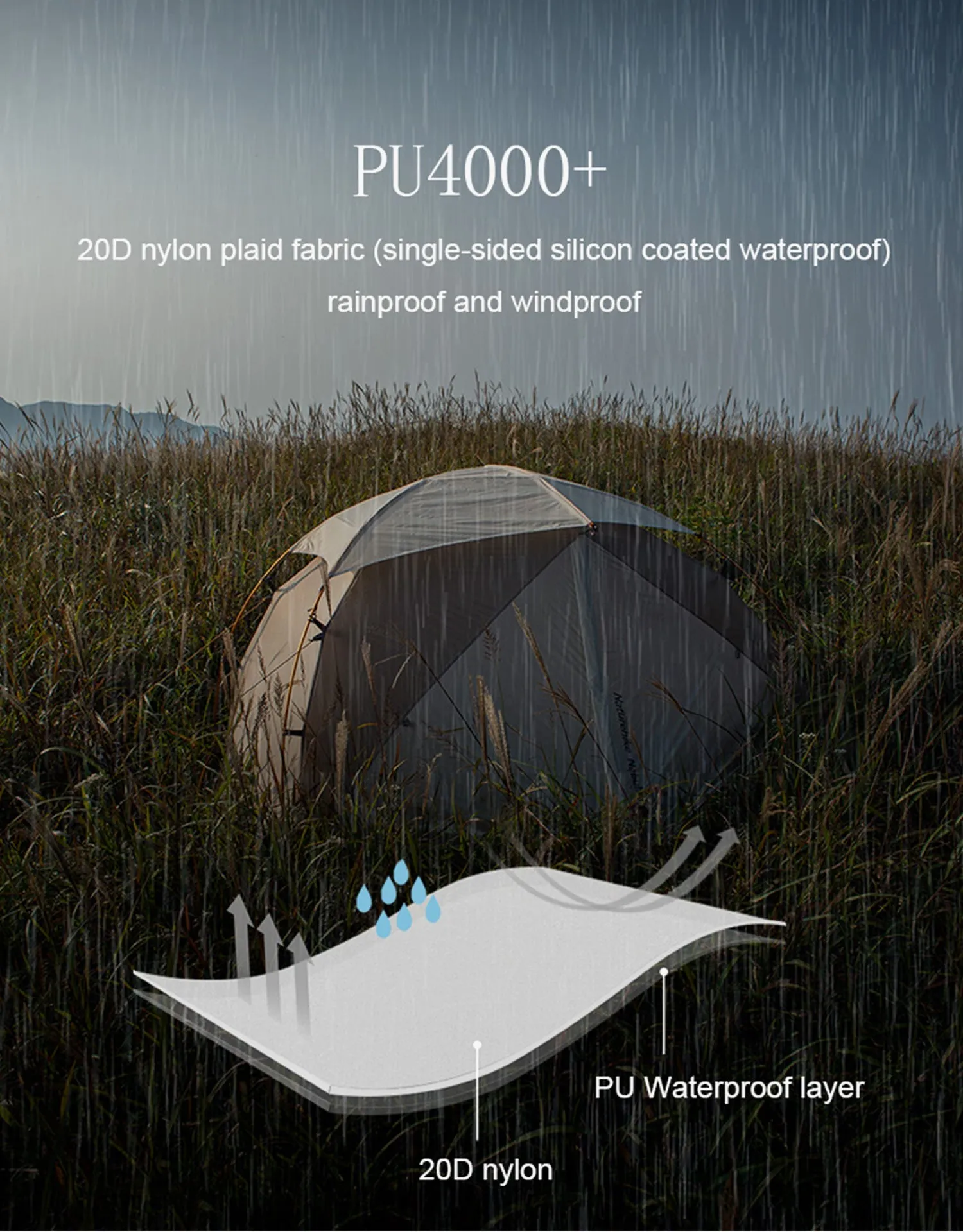 Naturehike Nebula 2 ultra-light double resident tent NH19ZP011