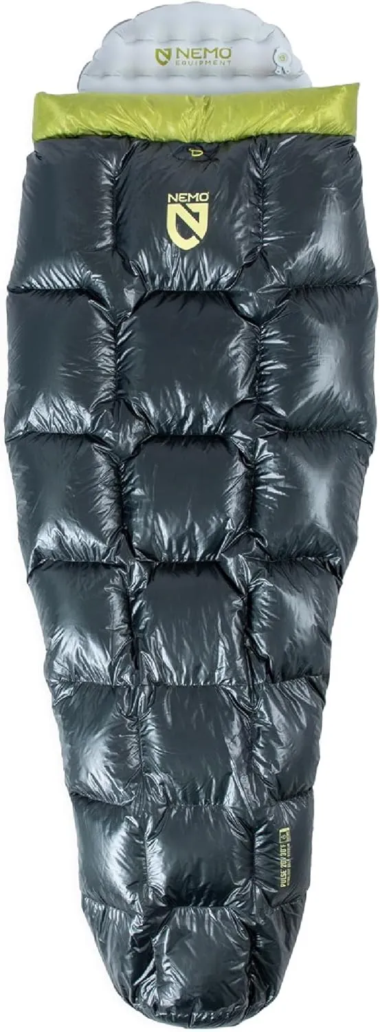 NEMO Equipment Pulse Endless Promise Ultralight Backpacking Quilt - Birch Bud/Goodnight Gray - Regular