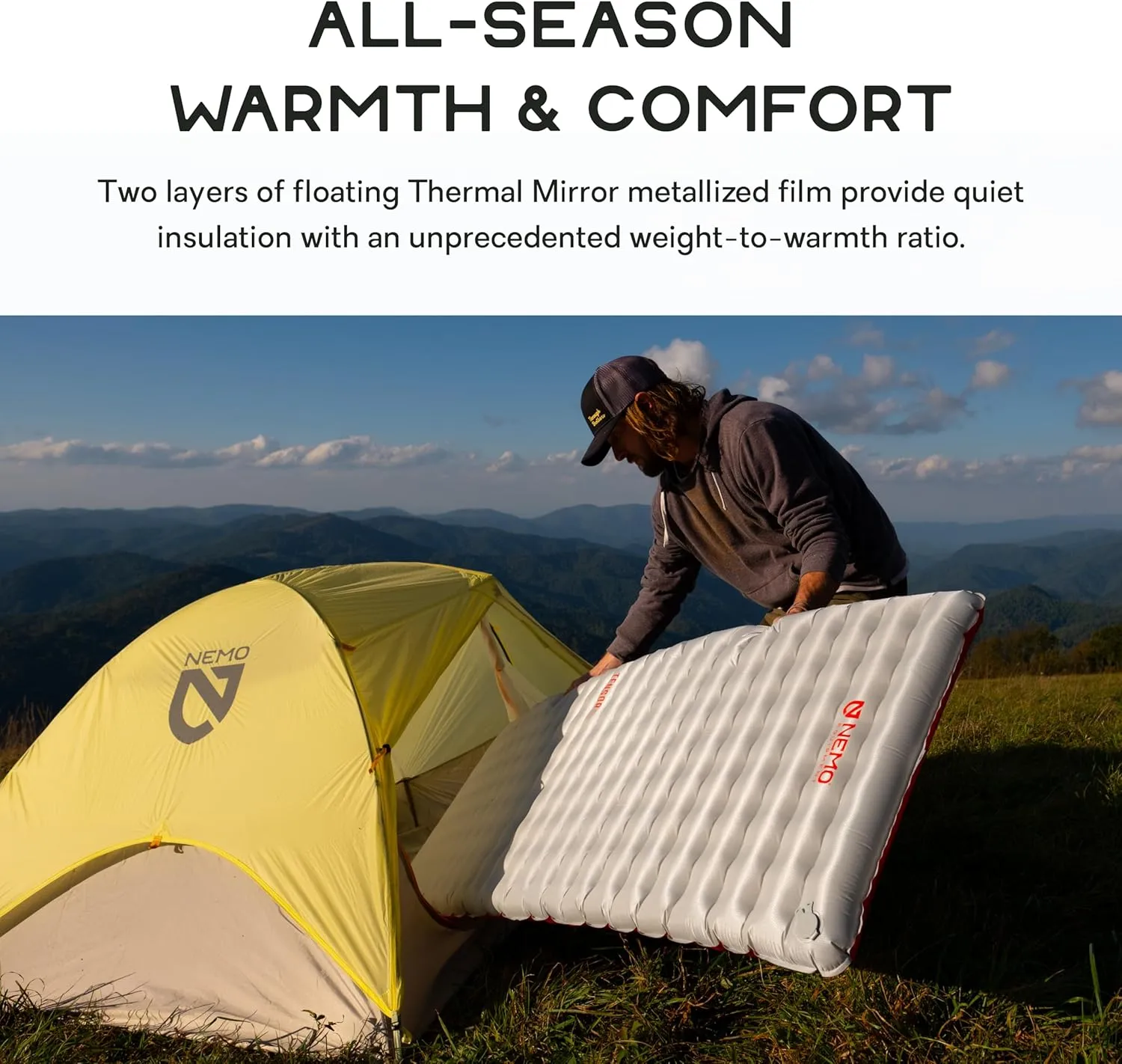 NEMO Tensor All-Season Ultralight Insulated Sleeping Pad, Regular Wide