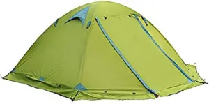 NIEH 3-4 Season 2-Person Double Layer Backpacking Tent Aluminum Rod Windproof Waterproof for Camping Hiking Travel Climbing - Easy Set Up