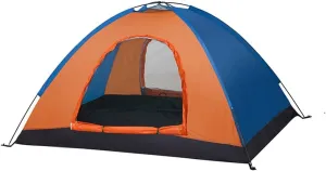 NIEH Instant Pop Up Family Camping Tent,Double Layer Waterproof 3 Season for Picnic Fishing Hiking Traveling
