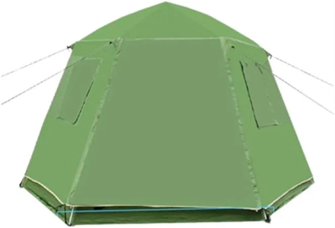 NIEH Tent Outdoor 3-4 People Fully Automatic Two-Bedroom one Hall Wild 5-6-8 People Camping Camping Supplies Thick Rainproof pop-up Large Camping Tent Cabin Beach Tent Quick Installation waterproo