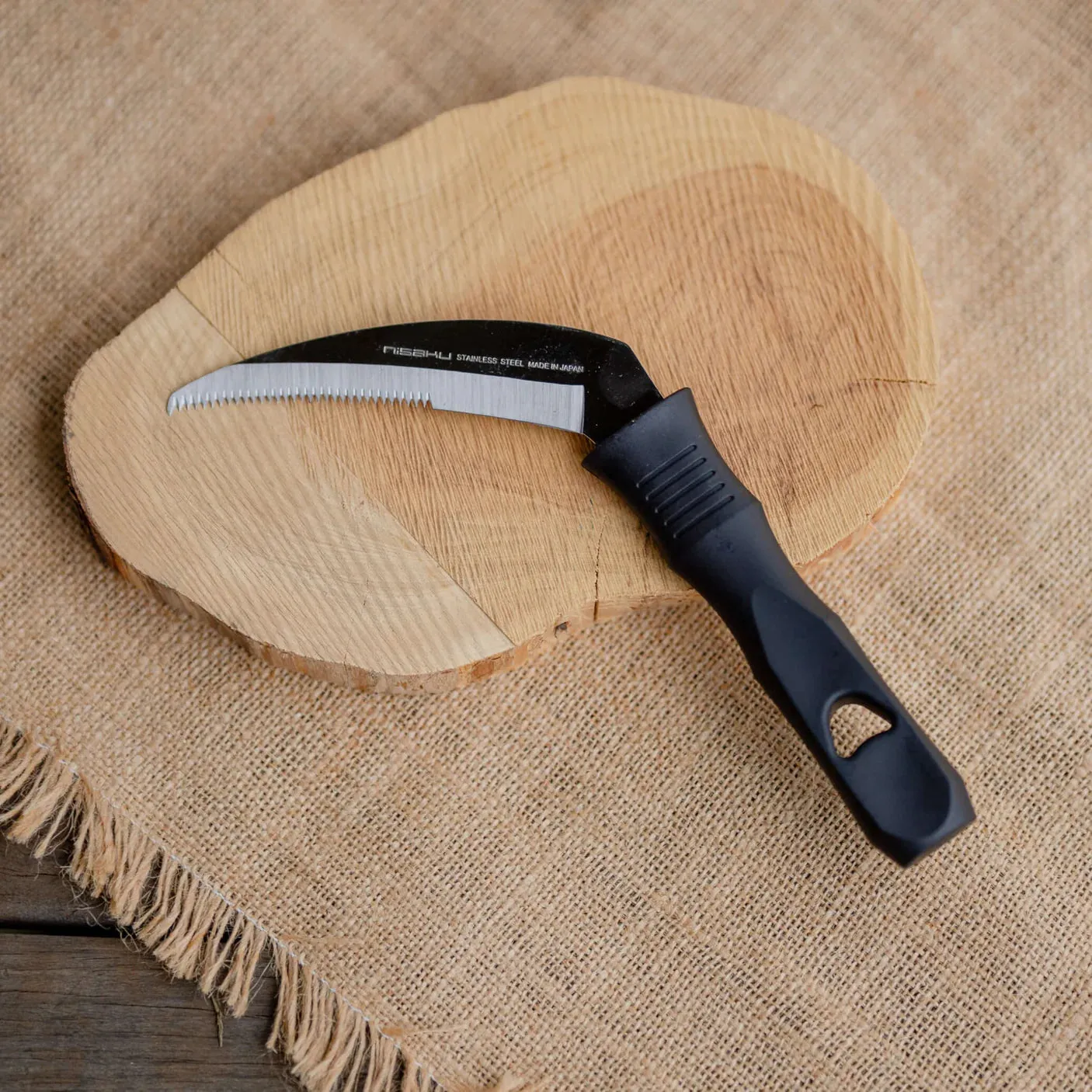 Nisaku Stainless Steel Sansaitori Kogatana