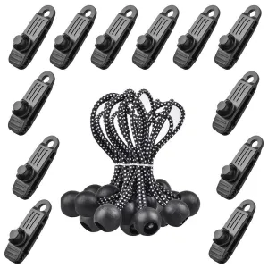 Nylon Tent Durable Clips High-value Tarp Live chat Canopy - Clamps, Windproof 10pc Camping