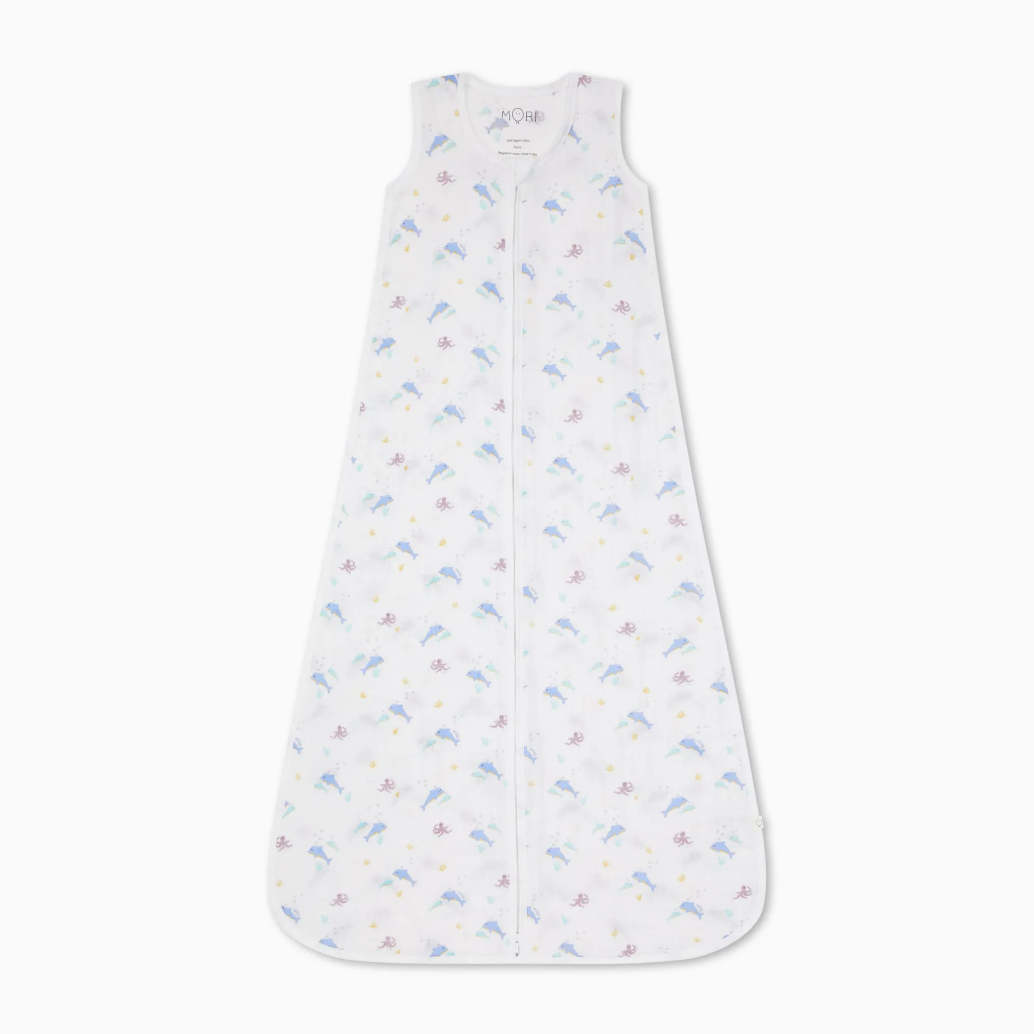Ocean Muslin Front Opening Sleeping Bag 0.5 TOG