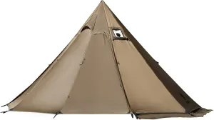 OneTigris Northgaze 2~4 Person Lightweight Hot Tent with Stove Jack,5.3lb, 4 Season Waterproof Lightweight Wind-Resistant for Camping Backpacking Hiking Hunting Fishing