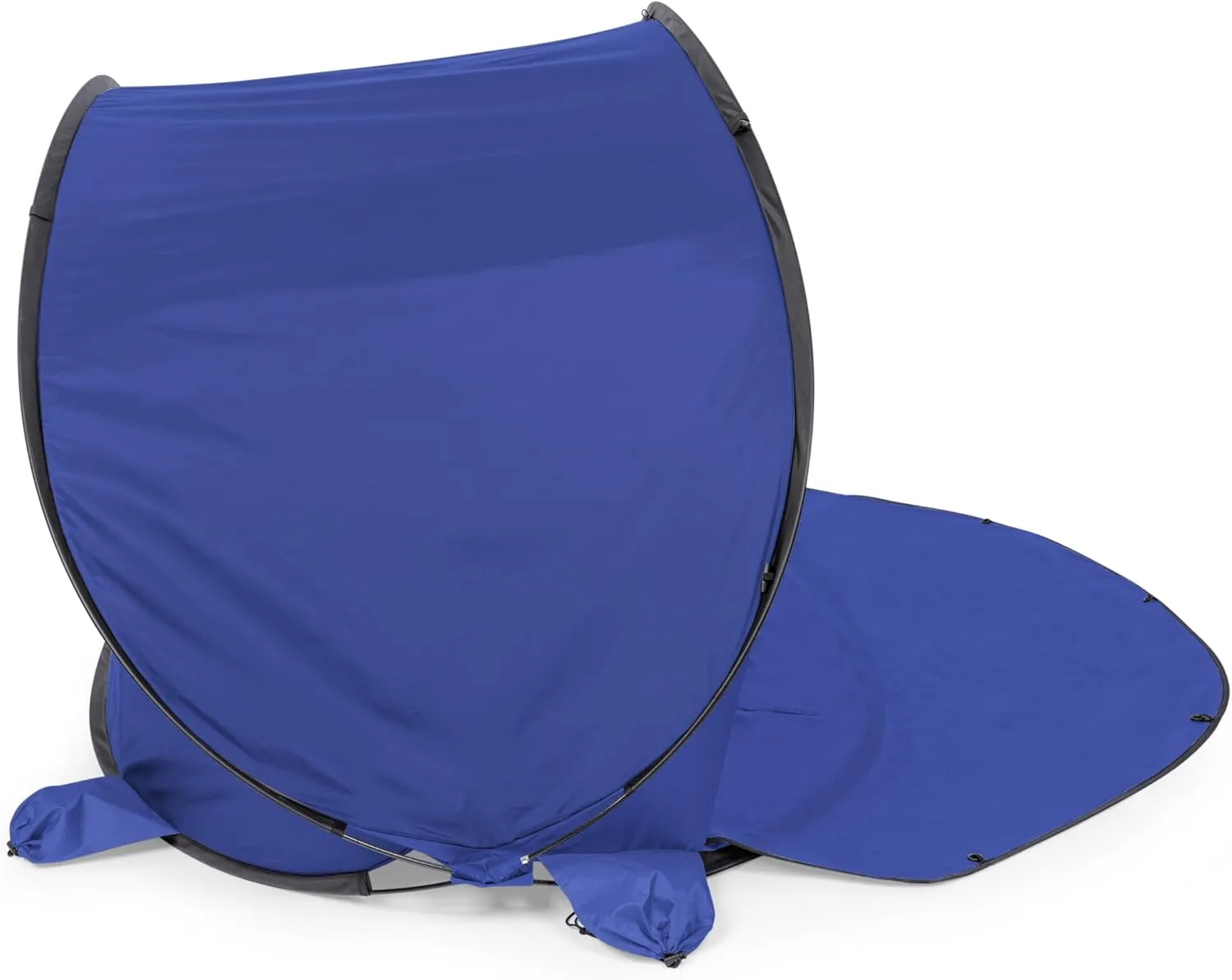ONIVA - A Picnic Time brand - Manta Portable Beach Tent - Pop Up Tent - Beach Sun Shelter Pop Up, (Blue with Gray Accents)
