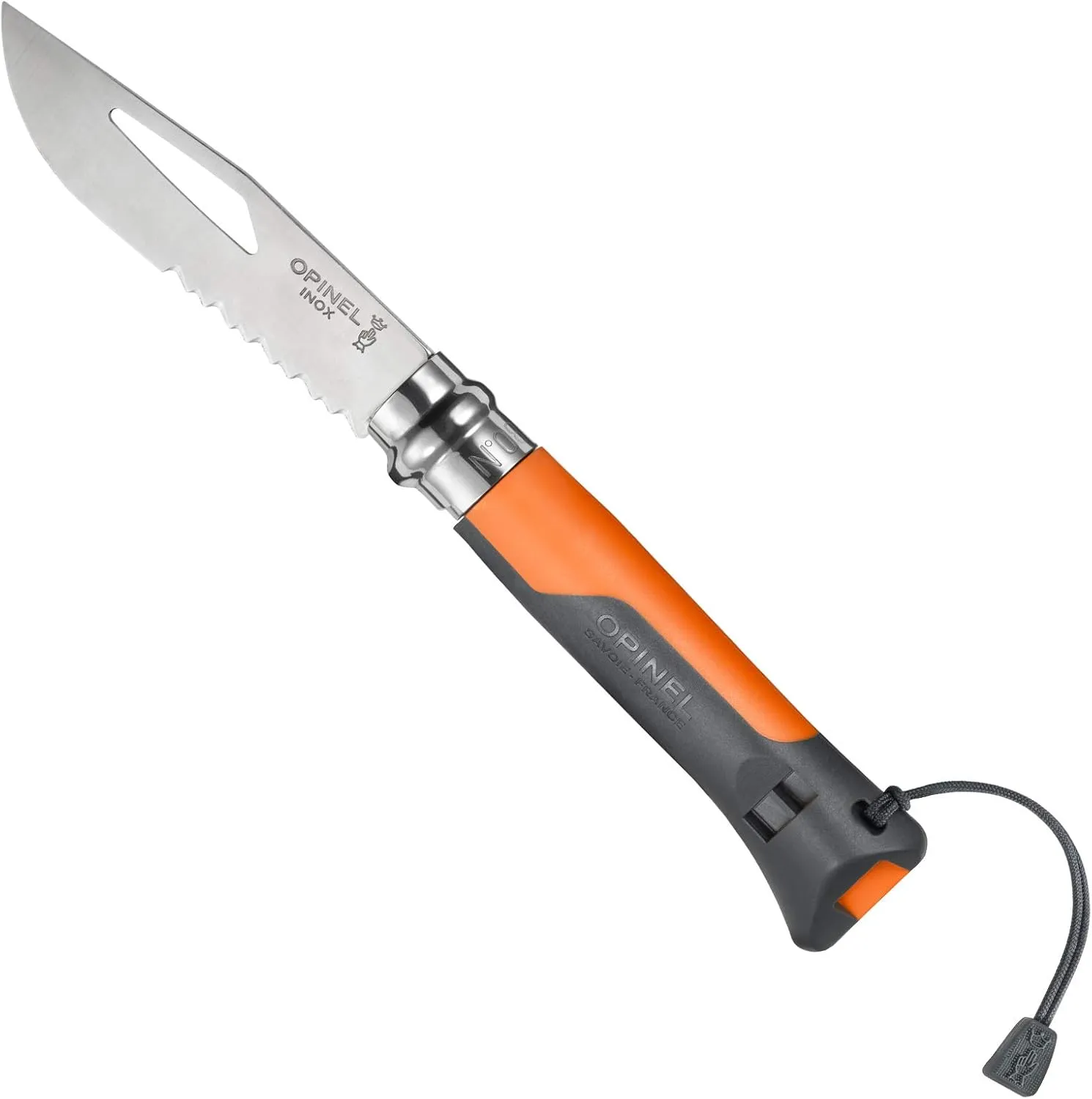 Opinel No.8 Outdoor - Stainless Steel Knife and Survival Tool