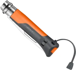 Opinel No.8 Outdoor - Stainless Steel Knife and Survival Tool