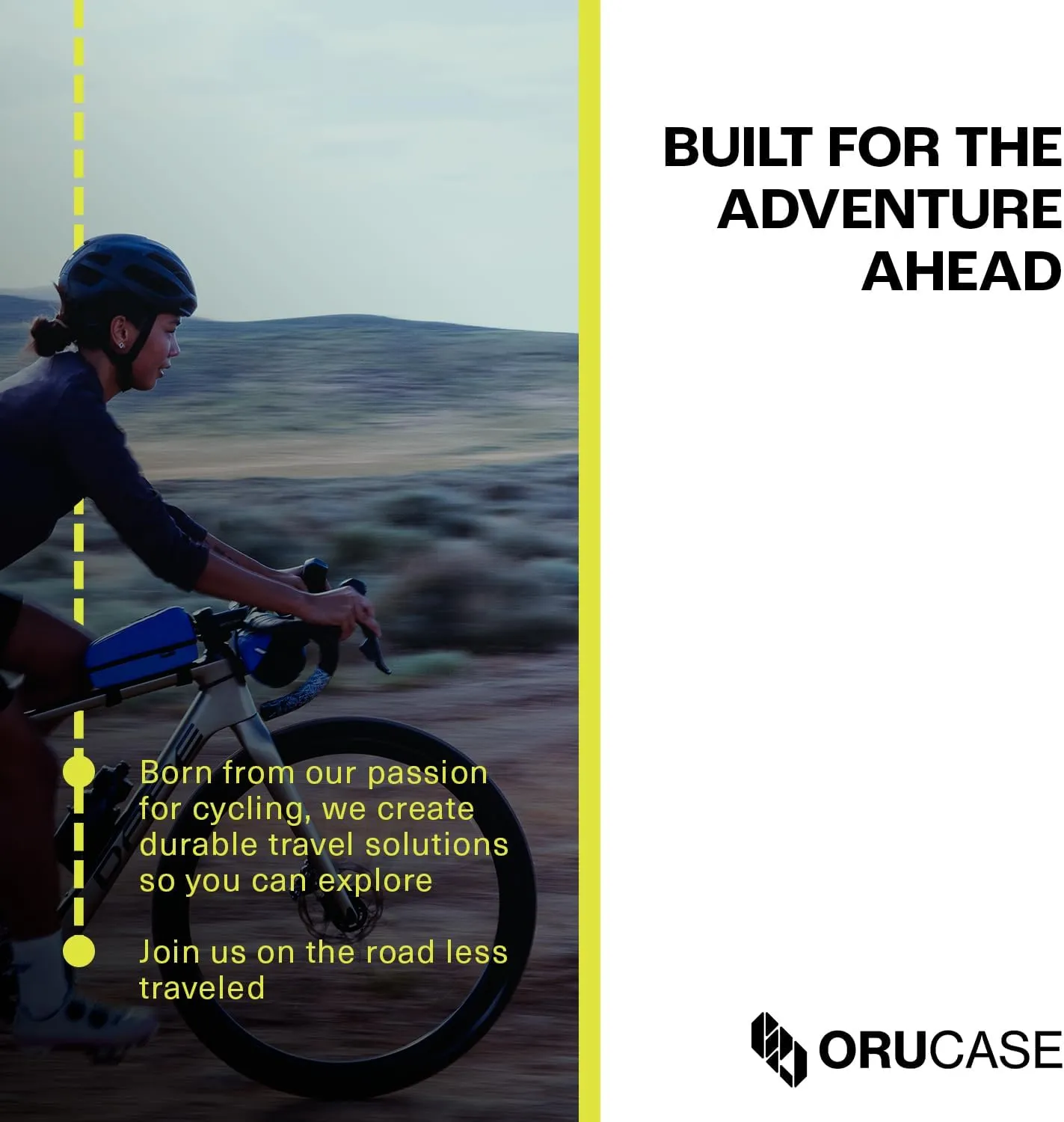 ORUCASE Smuggler HC Bike Handlebar Bag - Waterproof Bike Bags for Bicycles - Insulated Storage Bicycle Bag - Durable Front Bike Pouch - 3 L - Glaucous