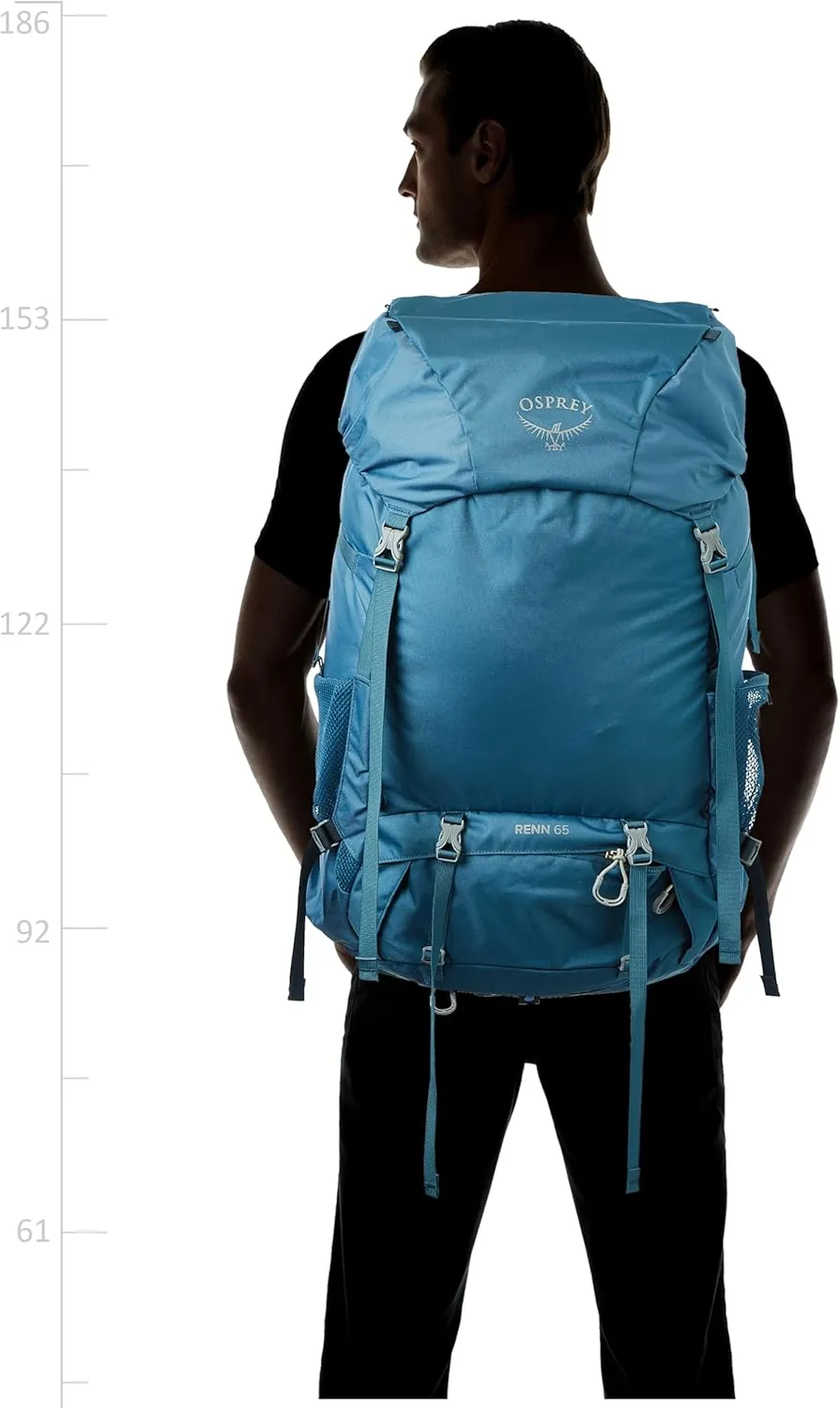 Osprey Renn 65L Women's Backpacking Backpack, Challenger Blue