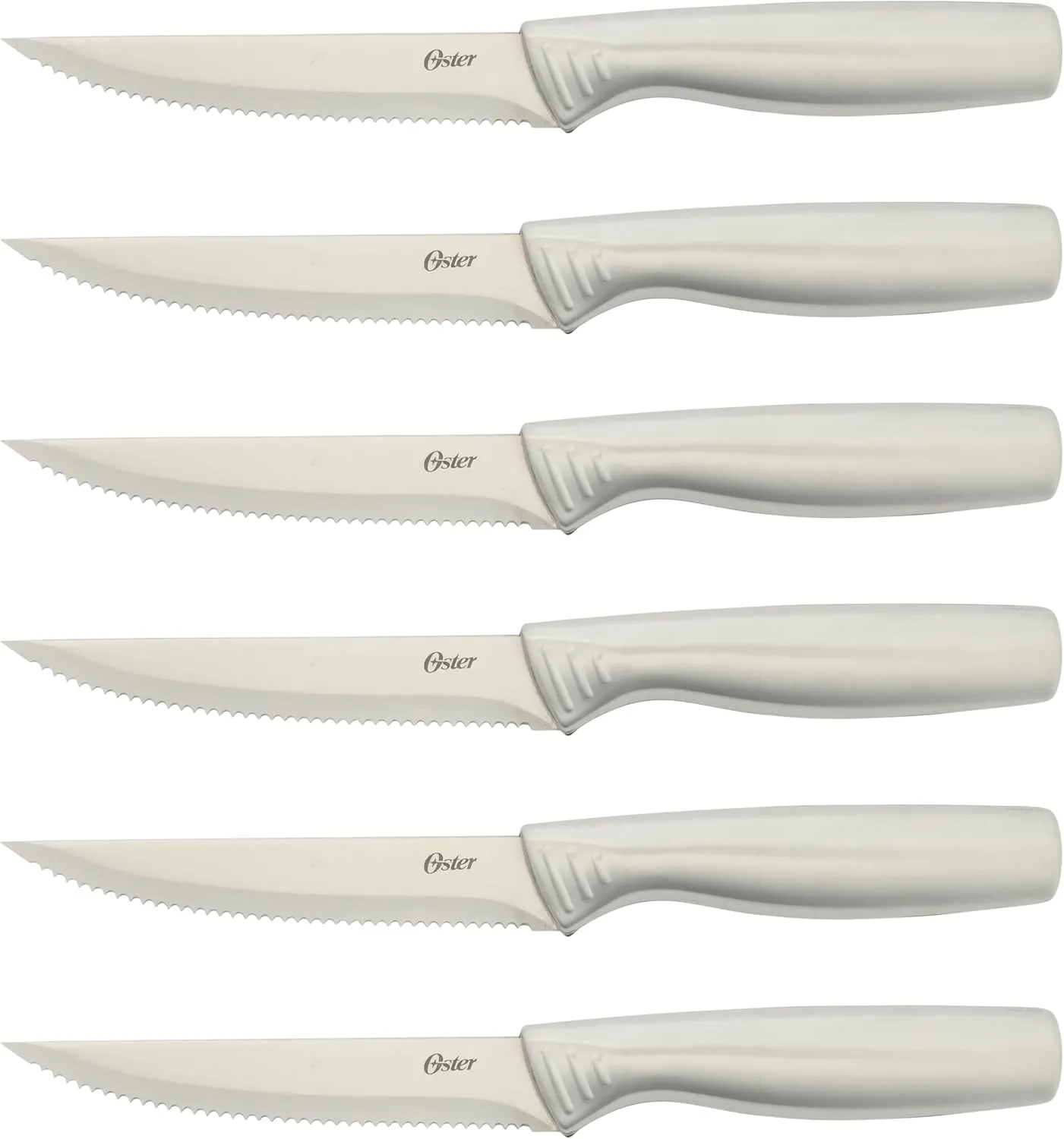 Oster Eckert 15 Piece High Carbon Stainless Steel Knife Block Set W/Wood Block - Cuchillos Para Cocina