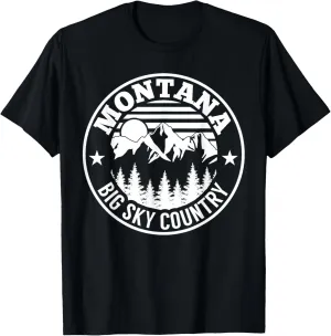 Outdoor & Nature Lover Montana Big Sky Country T-Shirt