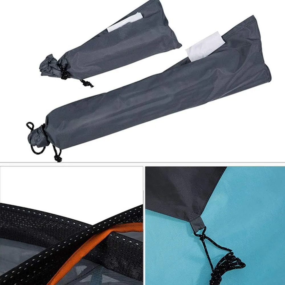 Outdoor Backpack Tent 3-Season Winter Tent 4 Persons Double Layer Camping Tent Backpacking Tent for Camping Hiking Travel Climbing Night Cat Camping Tent