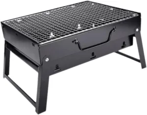 Outdoor Barbecue Grill Folding Grill Campfire Professional Thickened Mini Cookware Camping Grill for Home Use Backyard Travel, M