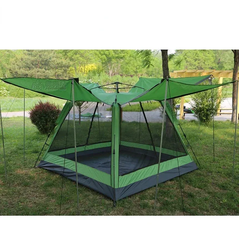Outdoor Camping Increased Double-layer Storm-proof Tent