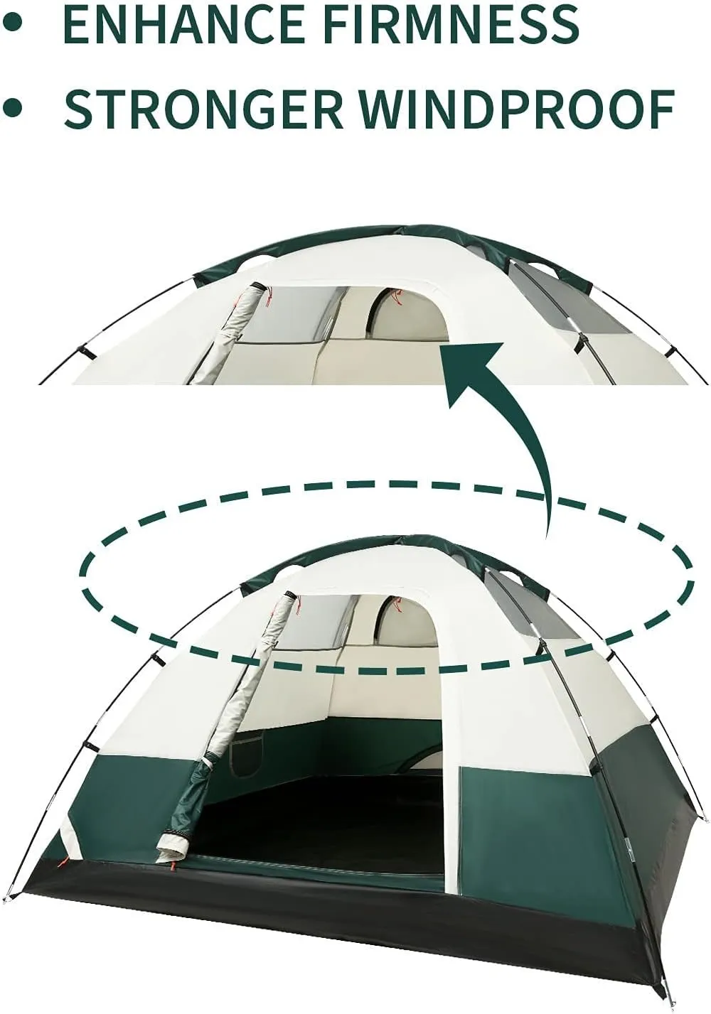 Outdoor Camping Tent 4 Person-Outdoor Double-Layer Tent Lightweight Portable Samily Dome Hiking Picnic Shed