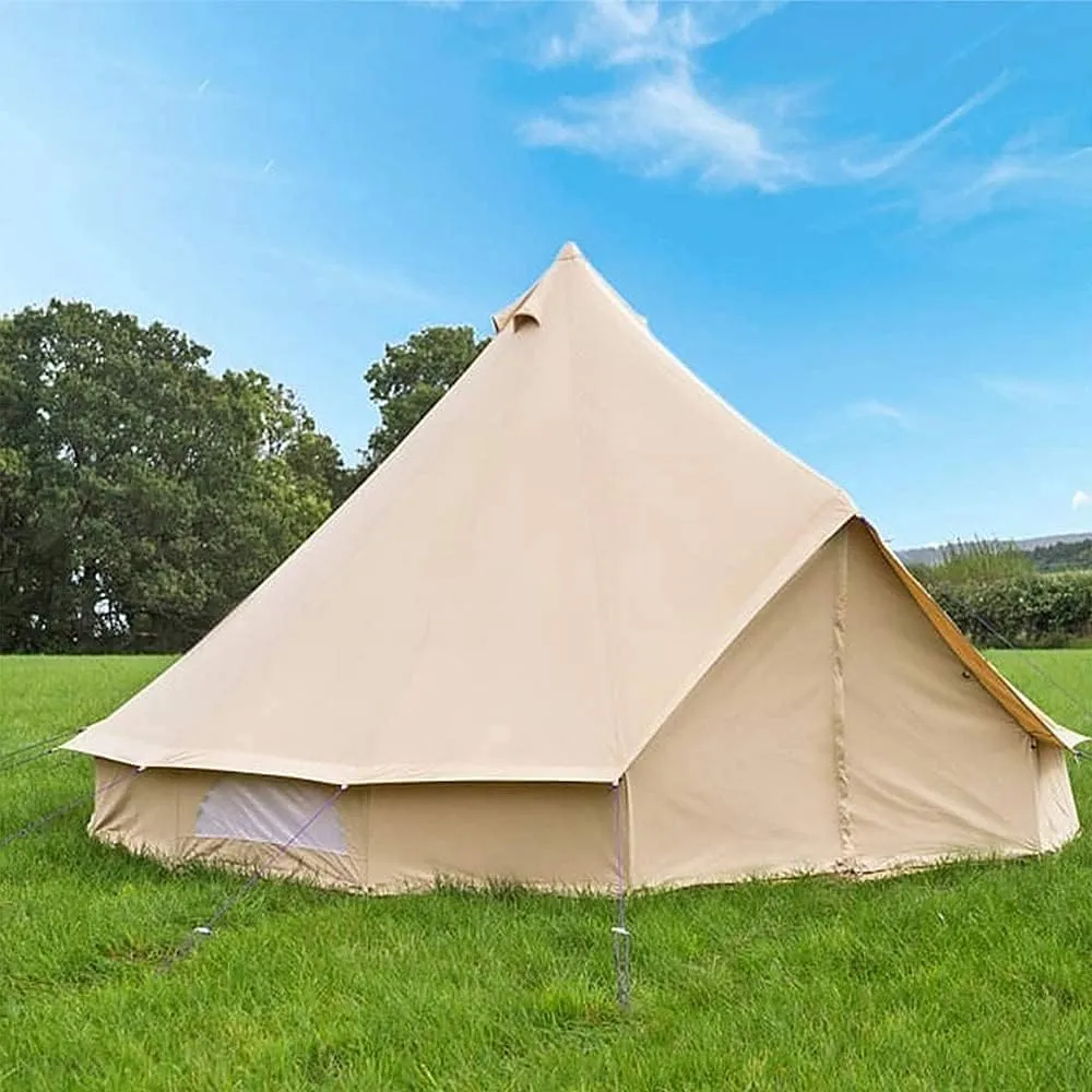 Outdoor Camping Tent Double Layer Oxford Cloth Self-Driving Tour Cabin Tent Easy Set Up Outdoor, Hiking Mountaineering Travel