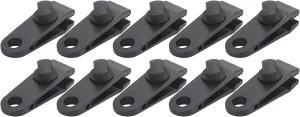 Outdoor Portable ABS Windproof Awning Tarp Tighten Tent Canopy Fixing Clamp Clip Camping Tent Accessory