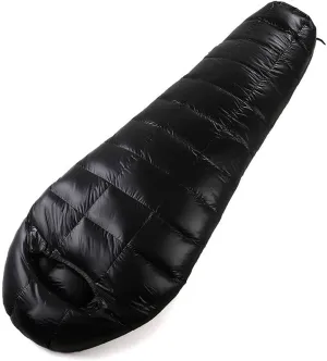 Outdoor Sleeping Bag: -30℃/-26F Hydrophobic Goose Down, Camping Sleeping Bag with Stuff Sack - Ultra Lightweight Design