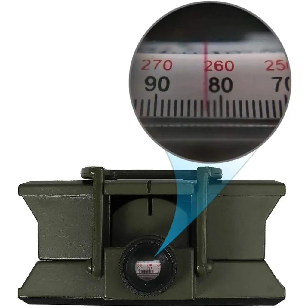 Outdoor Survival Gear Military Compass - Waterproof, Shockproof Digital Compass for Camping, Hiking, Geological Navigation