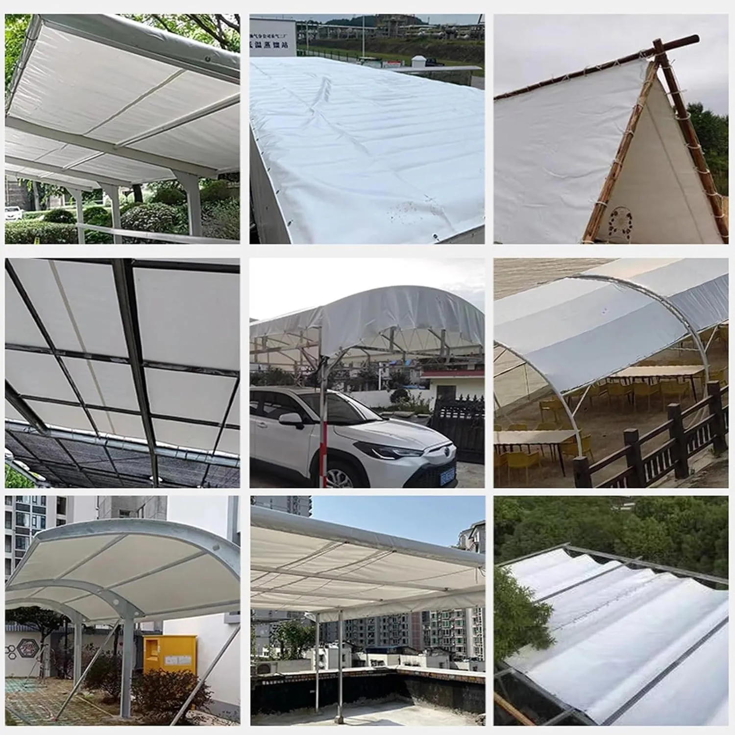 Outdoor Tarps Heavy Duty Waterproof, 18 Mil Tarpaulin Shade with Grommets, High Density Weaving, Poly Tarp, for Car Boat Camping Woodpile, Brown