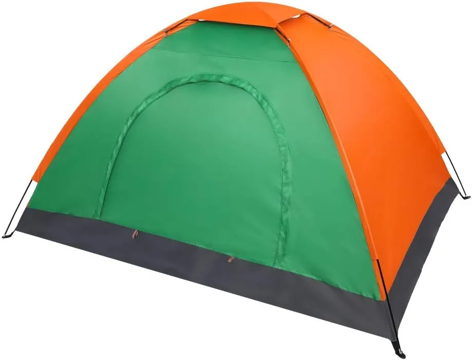 Outvita Camping Dome Tent, 1-4 Person Waterproof Windproof Easy Setup Spacious Family Tents with Carry Bag & Rain Fly for Hiking Backpacking Traveling Glamping Beach
