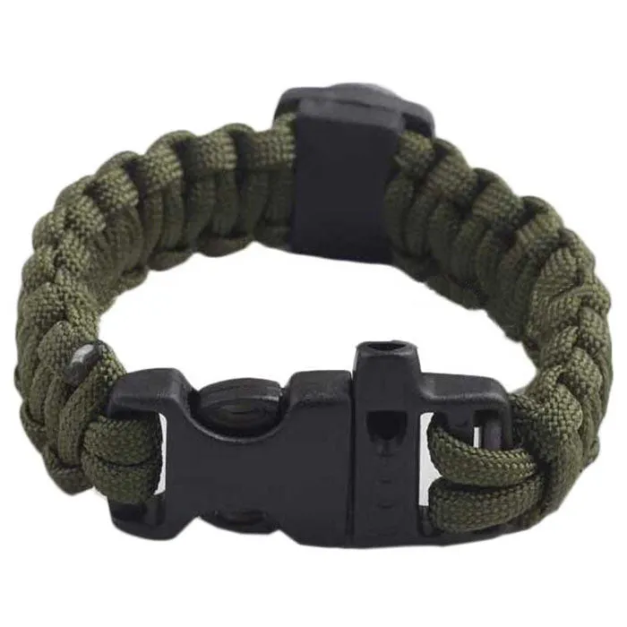 Parachute Cord Bracelet Compass